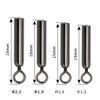 Connect Fishing Line Fixed Tube Straight Type Copper Float Rest Connect  for Outdoor Fishing