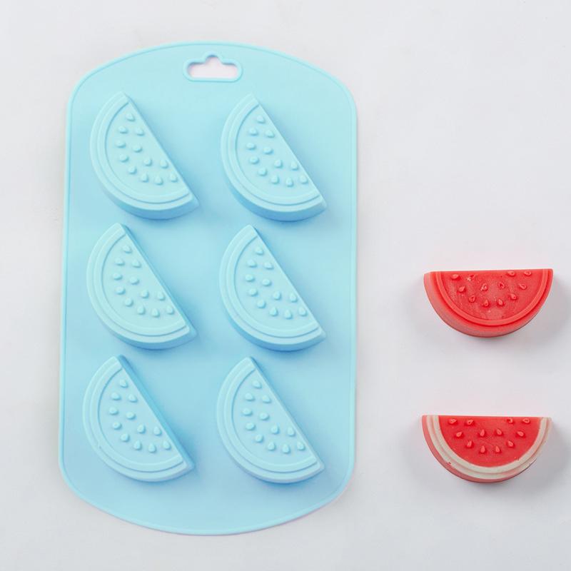 Nordic Colours Watermelon Strawberry Lemon DIY Food Grade Flexible Easy Release Silicone Fondant Chocolate Gummy Pudding Molds