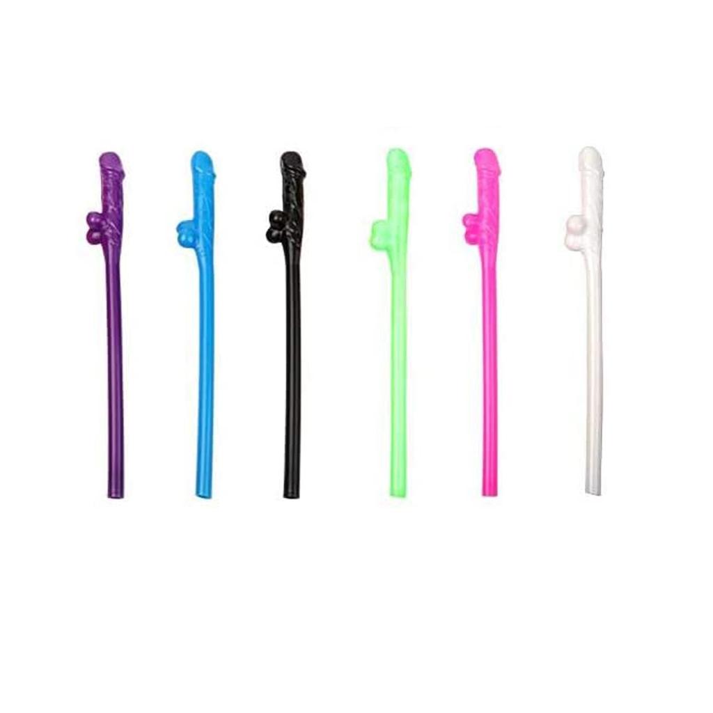 10PC Hen Party Bar Willy Straws Party Phallus Girls Night Out Accessories Straws
