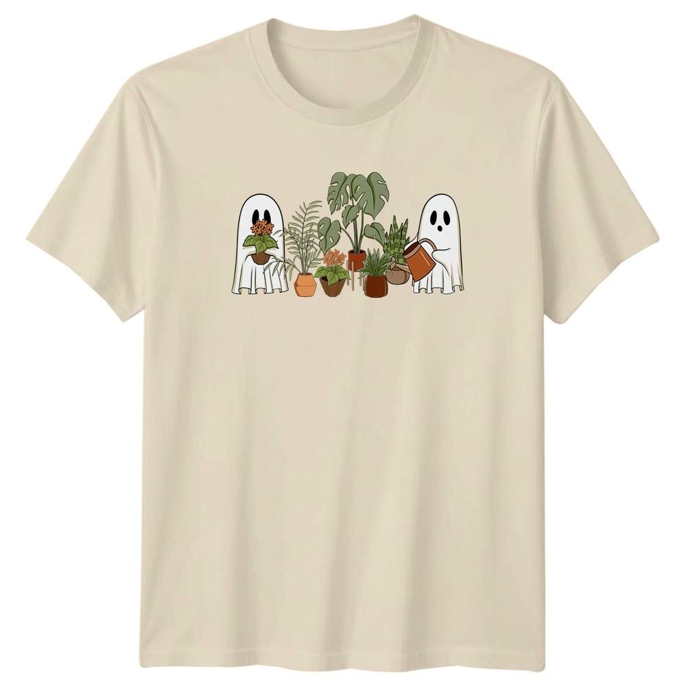 Spooky Cute Ghost TShirt Houseplant Lover Halloween Gift For Him And Her