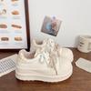 Women's Platform Autumn New Chic Niche Ugly Cute Muffin Bread Shoes Versatile Sports Board Shoes