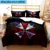 3PCS Umbrella Symbol 3pcs Bedding,Including 3PCS Duvet Cover And 2pcs Pillowcases Perfect for Christmas,Ideal for Bedroom, Dormitory