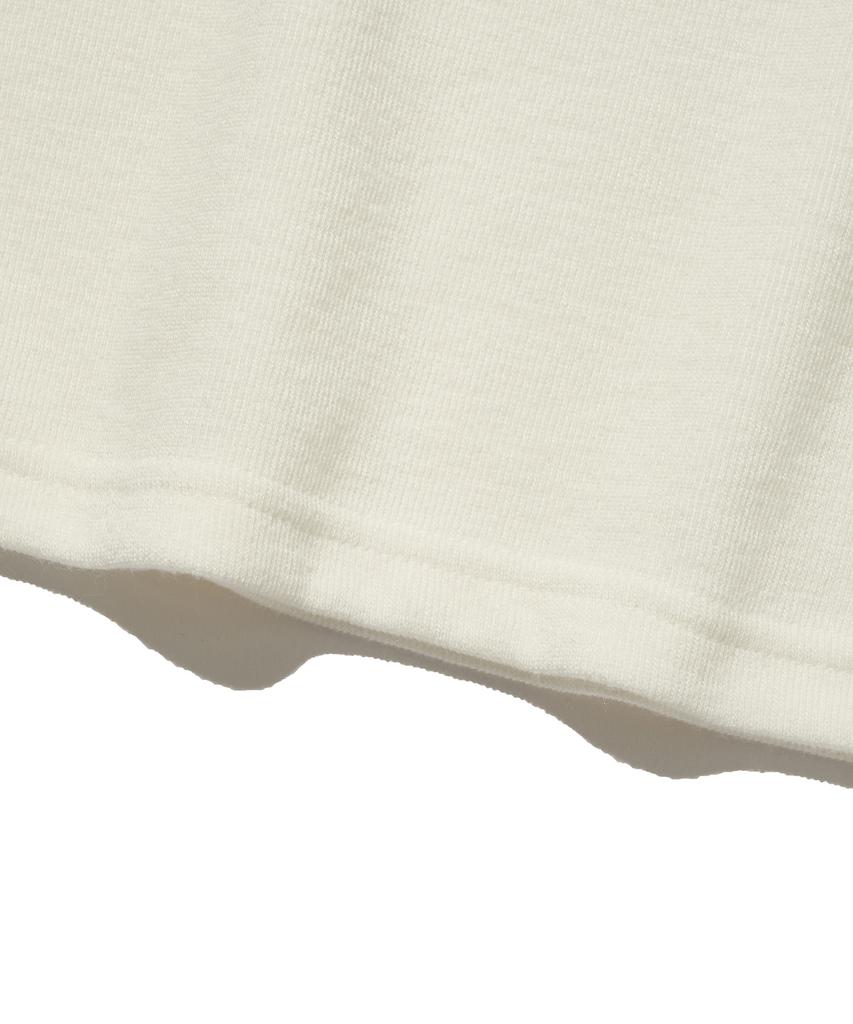 OTHERFITS Layered Two-Tone Raglan Warmer T-Shirt (White/Navy)