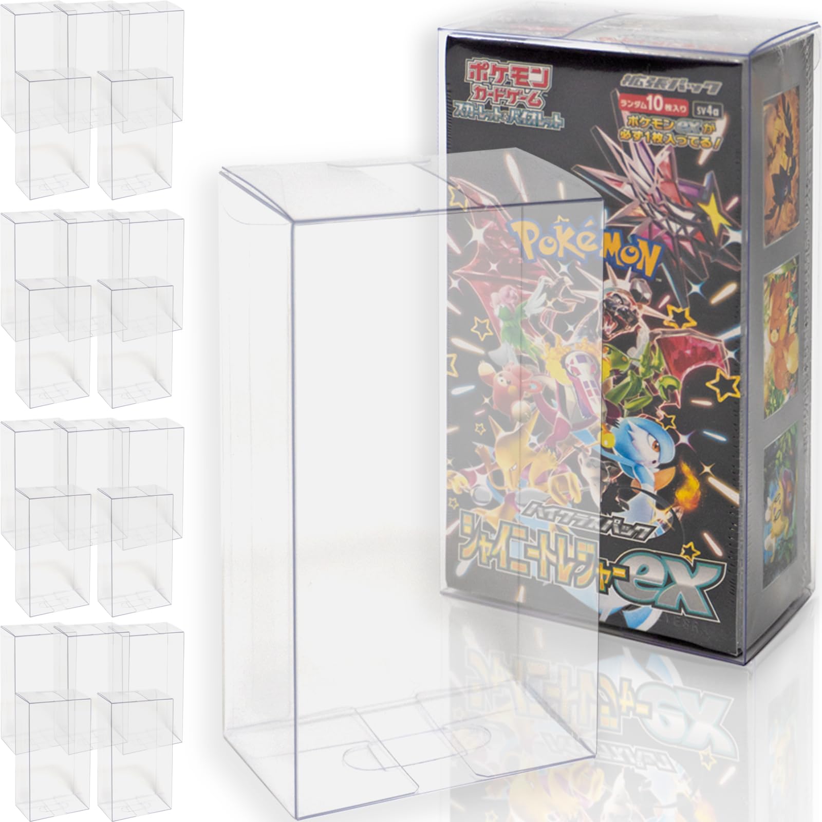 

EYESRAIL Boxx Guardian Pokemon Card BOX Loader Защита от ультрафиолета Сделано в Японии Коллекция Прозрачный футляр для хранения Половина (Тонкая коробка, [20 шт.])