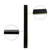 40 Pin 1x40 Single Row Male and Female 2.54 Breakable Pin Header PCB JST Connector Strip for Arduino Black