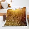 Meteor shower 2D digital printing thickened lamb wool crystal fleece blanket to map