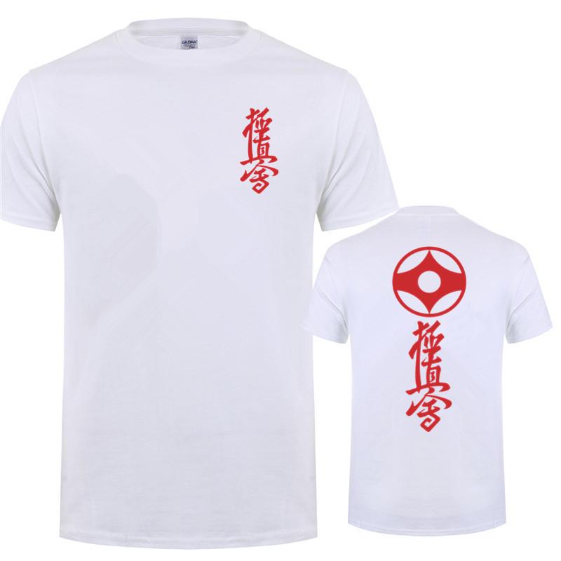 Kyokushin Karate Masutatsu Oyama Giappone Maglietta Unisex Cotone Manica Corta Kyokushinkai Kyokushin Maglietta Top