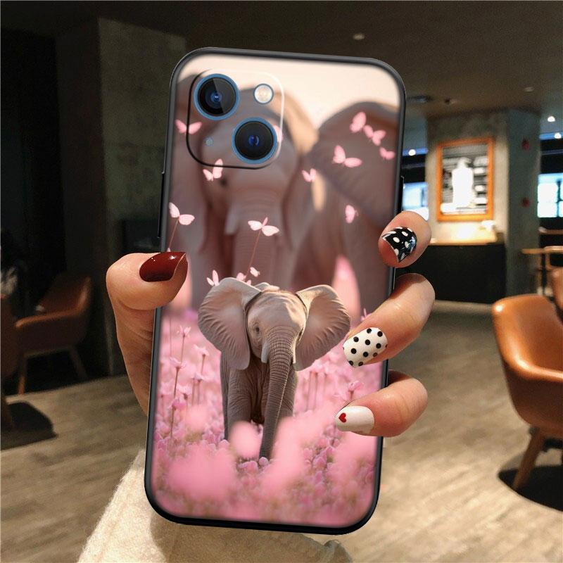 IK4 Animal Elephant Phone Case for Samsung Galaxy A11 A12 A13 A15 A52S A53 A55 A56 A70 A71 A72 A73 F06 F16 F56 S10 Plus S10e