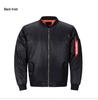 Chaqueta Bomber Ajustada para Hombre - Elegante Ropa Exterior Acolchada de Algodón para Primavera y Otoño