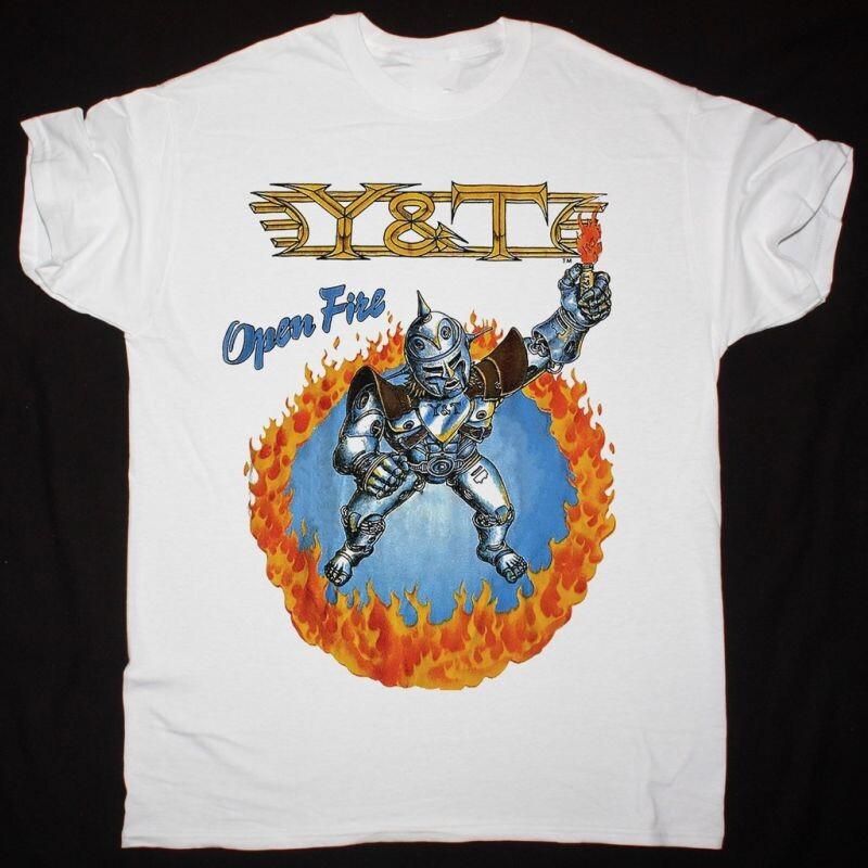 YT OPEN FIRE WORLD TOUR Cotton White S-5XL Unisex Black Shirt CM239 S