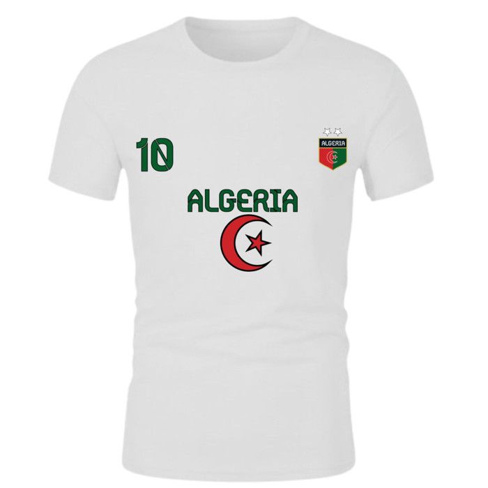 Ensemble Foot Homme Style Algérie - Maillot &amp; Jogging Fin - Look Sport Léger - - Blanc