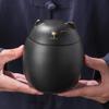 Cute Cat Tea Jar Ceramic Sealed Pot Storage Container Household Spice Jar Bulk Jar  Tea Pot Tea Box