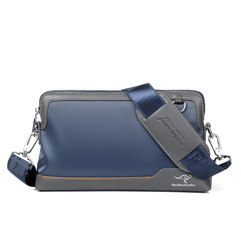 Men's Handbag New Large-capacity Casual Oblique Span Portable Oxford Cloth Small Square Bag