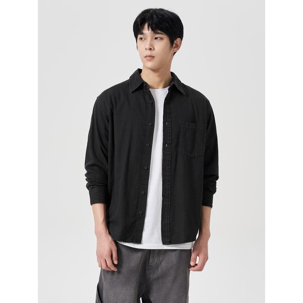 8Seconds Washed Denim Shirt Black (264964Fpt5) Black/M