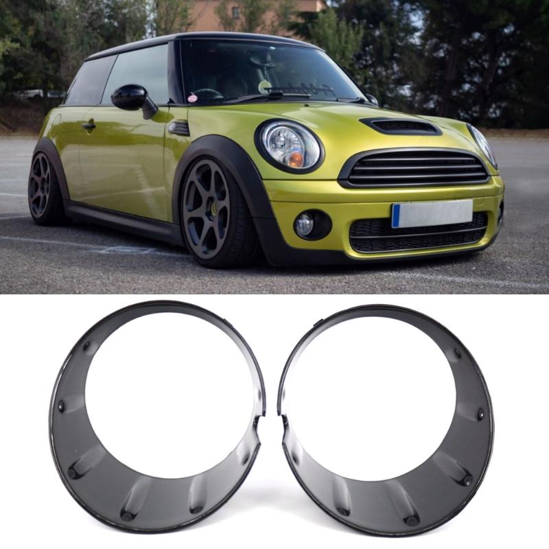 High-performance Front Bumper Fog Light Chrome Ring Cover for R55 R56 R57 R58