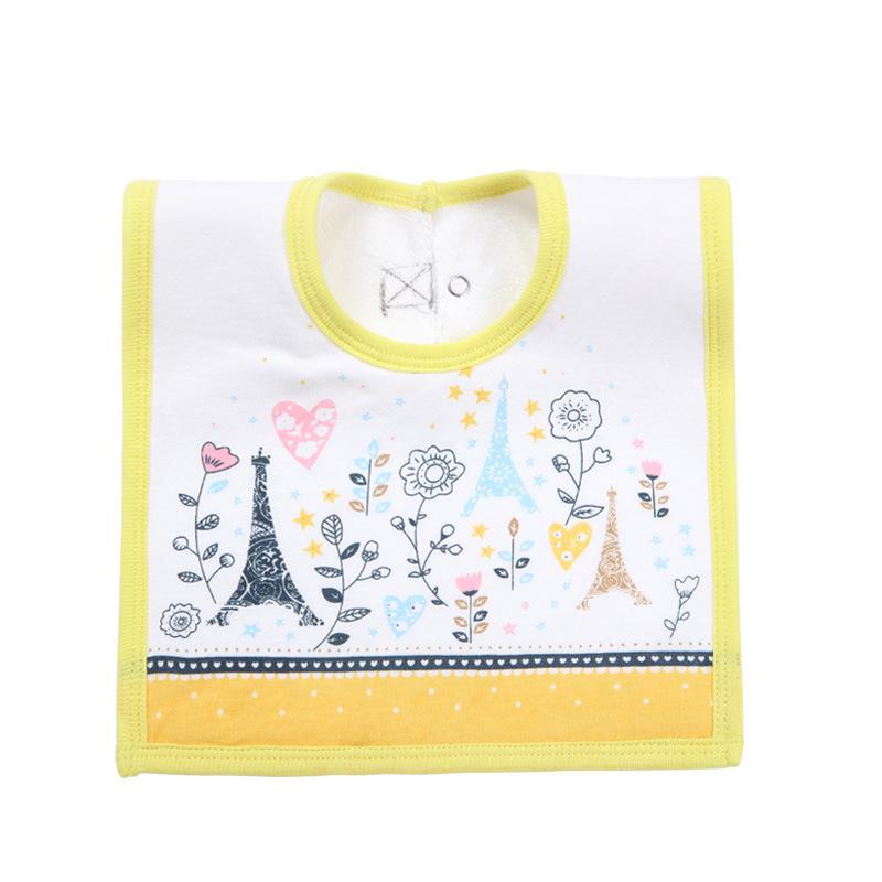 

Водонепроницаемый махровый детский слюнявчик для мальчиков и девочек - Квадратный слюнявчик для слюны и еды One Size