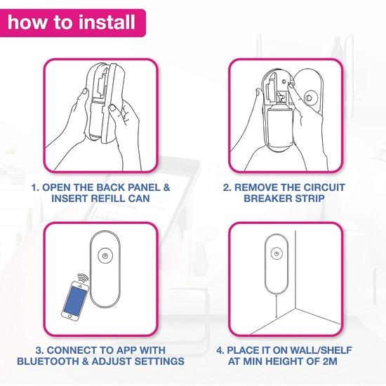 Godrej Aer Matic Nachfüller - Automatische Raumlufterfrischer | Passion | 2200 Sprays garantiert | Hält bis zu 60 Tage (225ml)