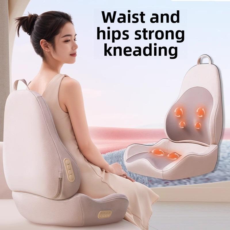 Waist And Hip Massage Cushion Electric Relax Back Cervical Massager Buttocks Leg Heating Kneading Body Lumbar Pillow Instrument