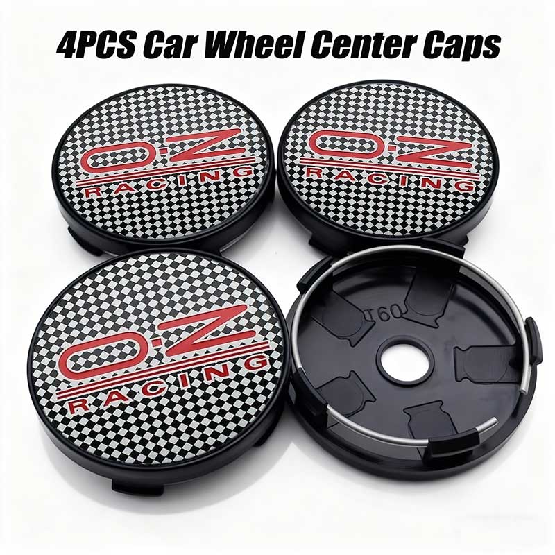 4PCS 56mm 60mm Car Wheel Center Caps Sticker Universal Fit Wheel Hub Covers for Sedan SUV Truck Auto Decoration Parts