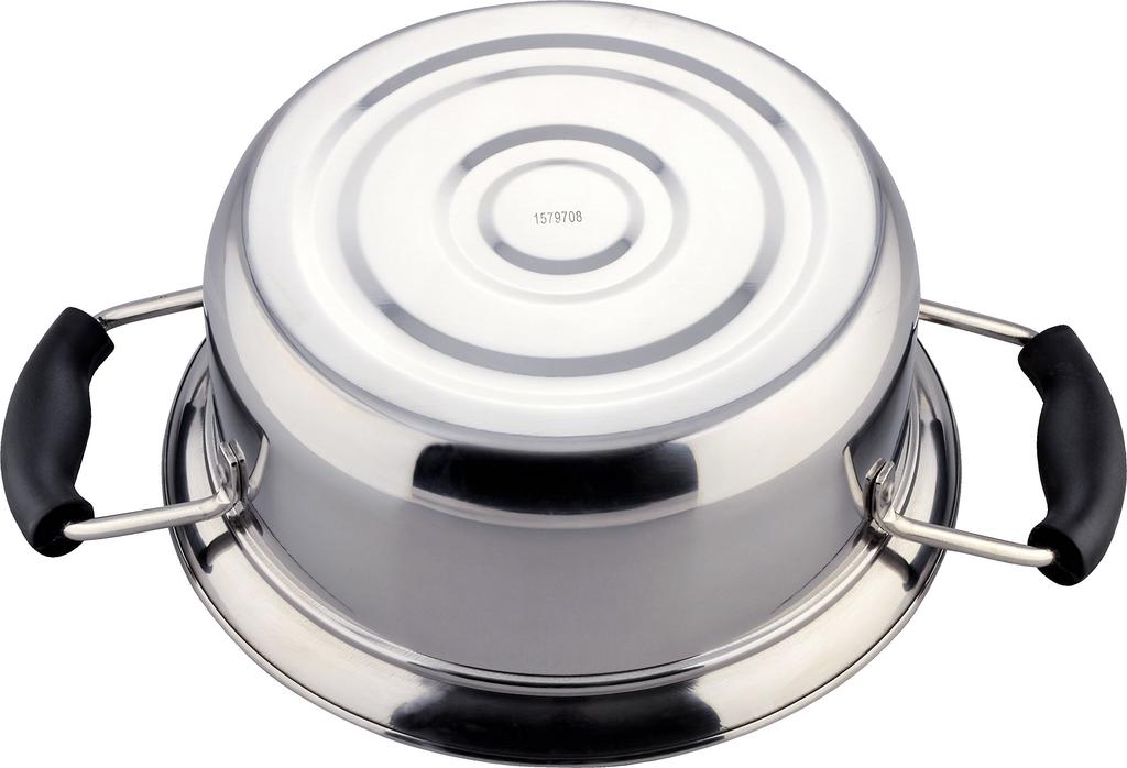 Wahei Freiz 22cm Double-Handled Pot, Boil-Resistant, for Noodles, Stews, and Boiling, IHGas Compatible, KR-7865