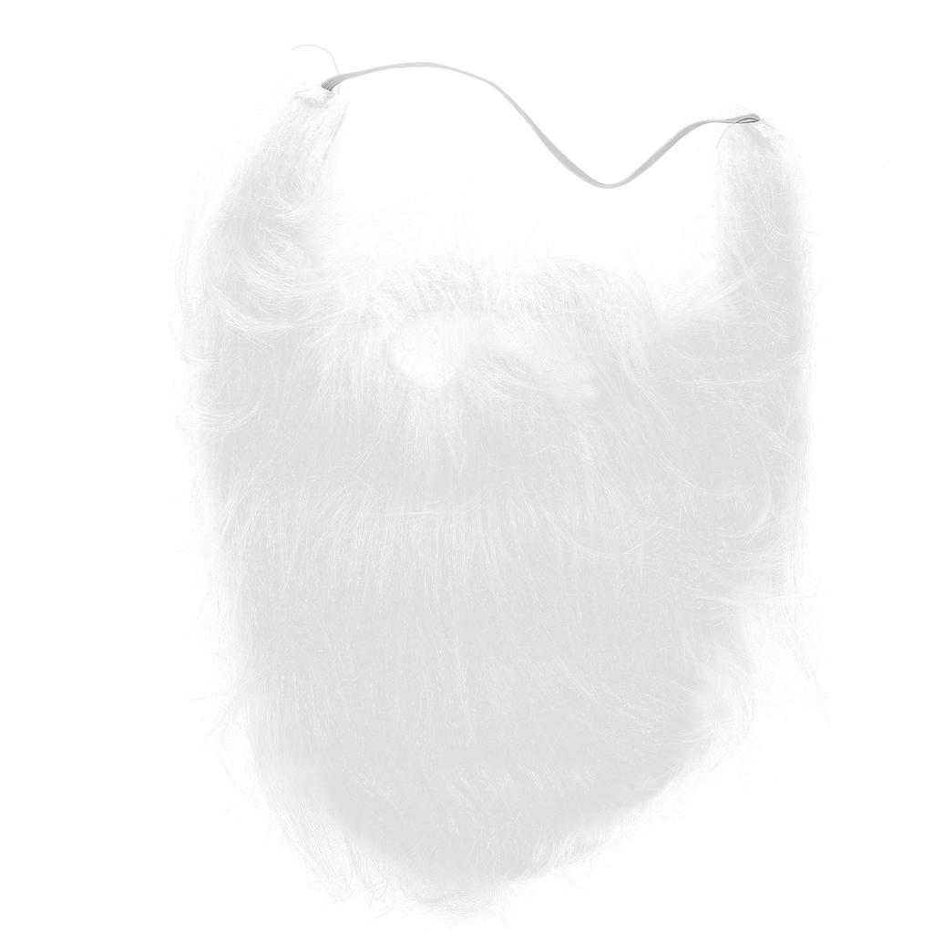 Párty Falešný vous Falešný obličejový vous Vlasy Plyšový Falešný knír pro Kostýmní doplňky Bílý