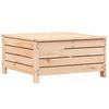 Garden Footstool with Cushion Solid Pine Wood