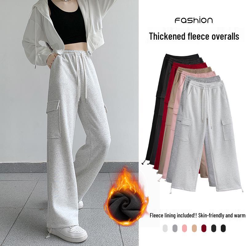 Women's High-Waisted Drapey Sweatpants - Autumn/Winter 2025