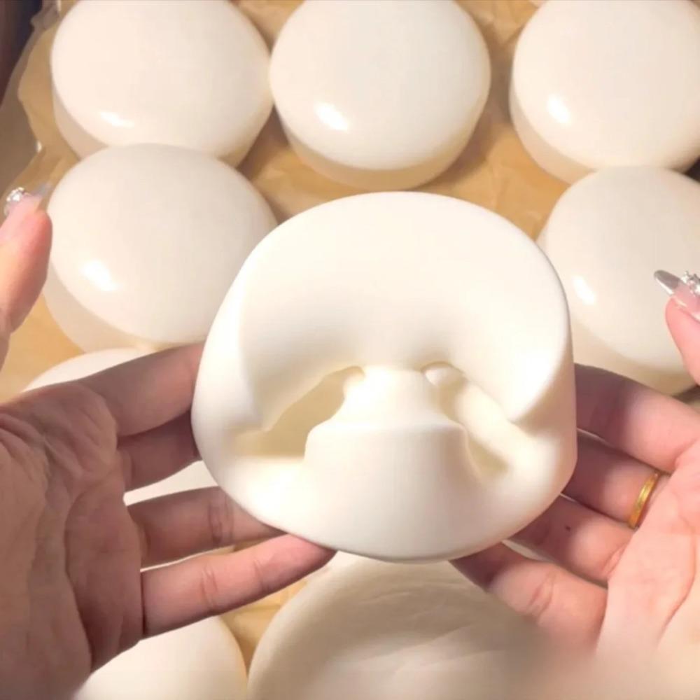 Taba Squishy Joghurtkuchen Brot Quetschspielzeug Weich Stressabbau Langsam aufsteigend Sensorisches Fidget Spielzeug für Kinder und Erwachsene Entspannende Geschenke