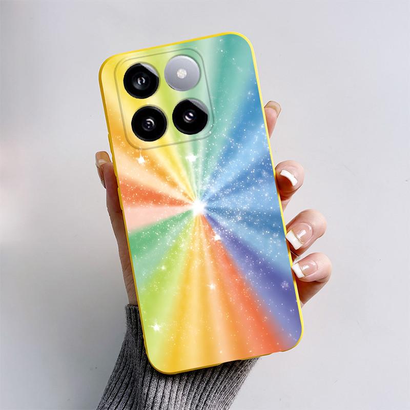 For Xiaomi Mi 14T Pro Case Cute Cartoon Cat Dog Fox Painted Cover Silicone Phone Case For Xiaomi 14T Pro 14TPro Mi14T Soft Funda