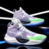 Shock-absorbing and Wear-resistant Basketball Shoes for Teenagers Breathable Ultra-light Sports Shoes