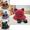 Cute Cartoon Bear Hat Women Sunglasses Spring Summer Sunshade Fishing Hat Men Outdoor Climbing Fishing Trendy