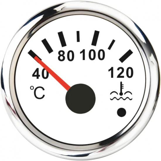 2  52mm Car Marine Water Temp Gauge Fuel Level Voltmeter Oil pressure Level Indicator Oil Temperature 12V 24V Boat Accessories Water Temp WS
