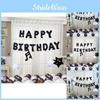 Colorful Happy Birthday Aluminum Foil Balloon Bundle Perfect For Festive Gatherings