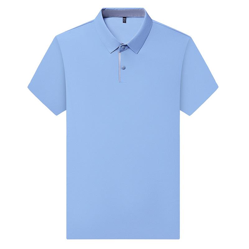 Men's Short Sleeve POLO Shirt Lapel Casual Versatile Summer T-Shirt Men's