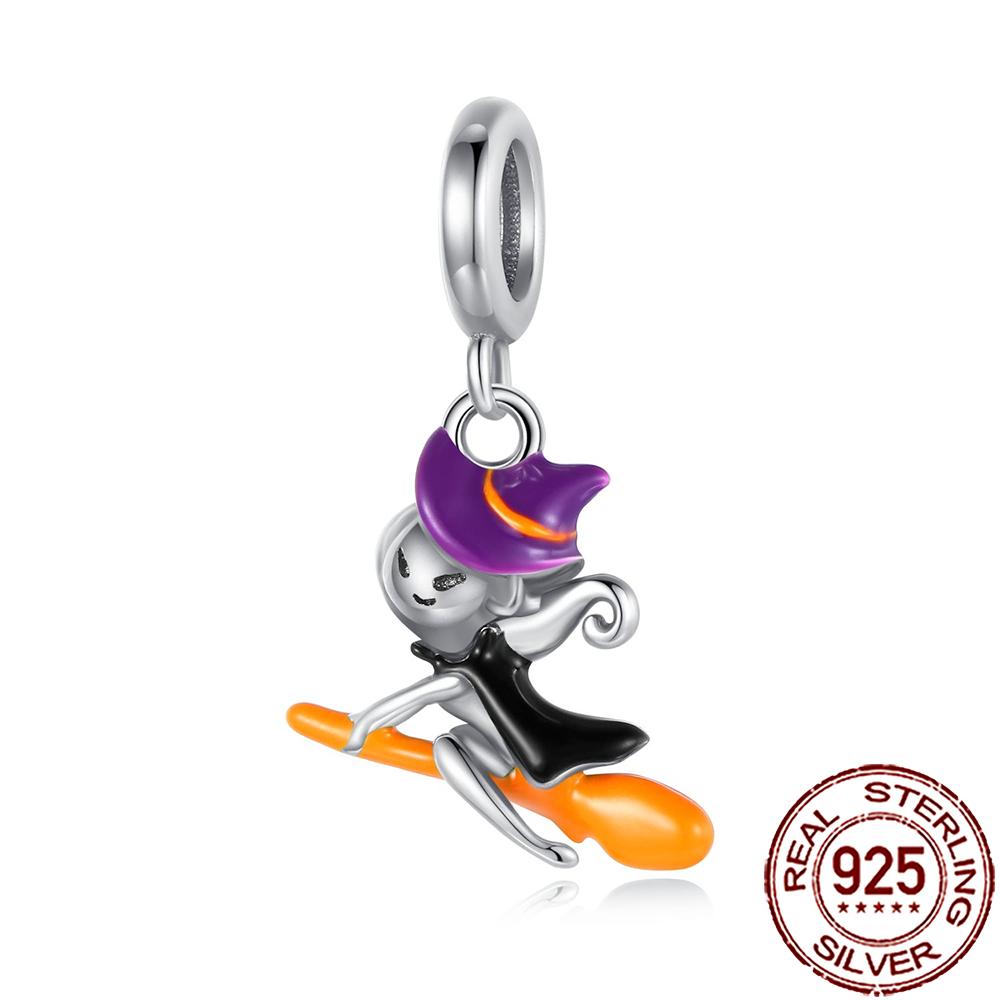 Gothic Charms Copper Halloween Nightmare Skull Skeleton Voodoo Doll Beads Fit Bracelet Necklace Diy Jewelry