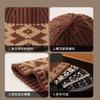 New Women's Knitted Cap Wool Mixed Retro Wool Hat For Keeping Warm Big Head Sized Cold Proof Hat For Male Head