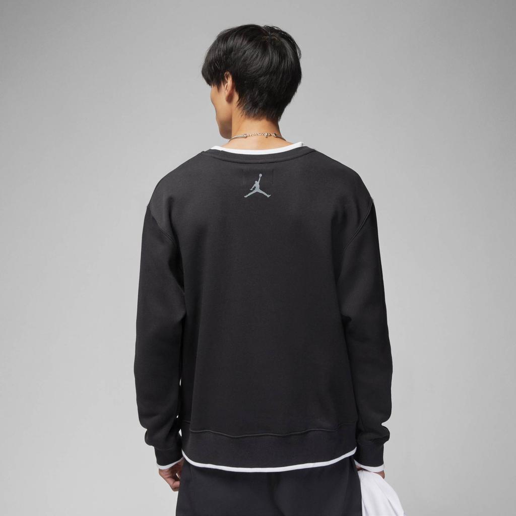 Jordan Sweatshirts Men's Black Crew Neck Moderate Regular DV4524-010