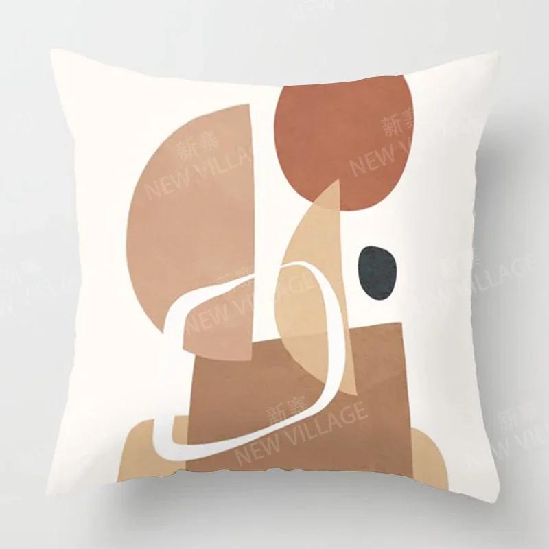 Nordic Fall Home Decor Autumn  Throw Pillow Cover Sofa Cushion Cover  Modern 45x45cm 45*45 50x50 60x60cm 40*40cm 35x35 Morandi