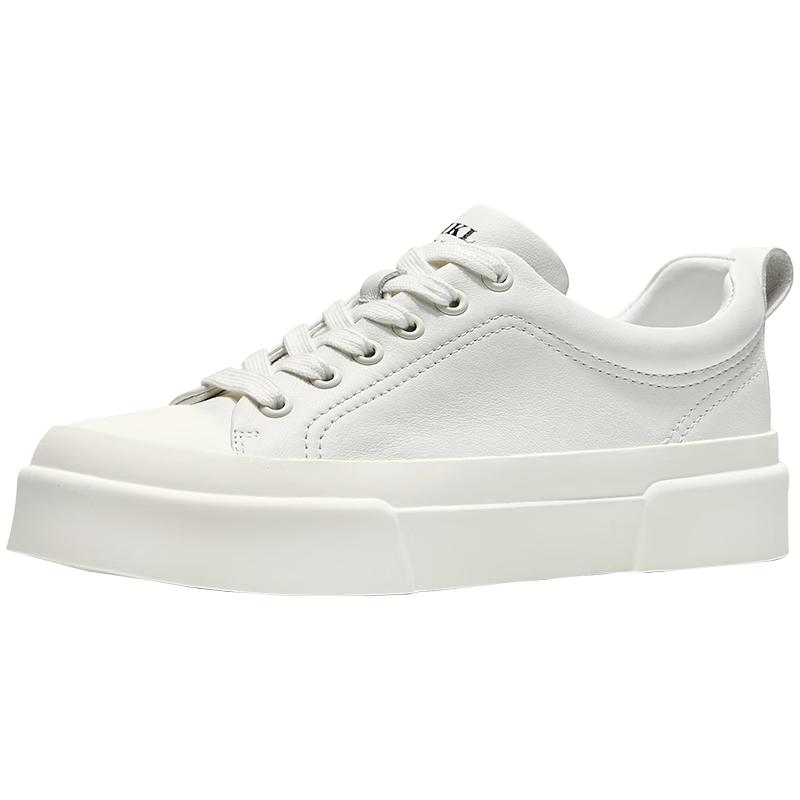 CHERY KALLY Women s Classic First-Layer Leather Platform Sneakers 36 вне белого