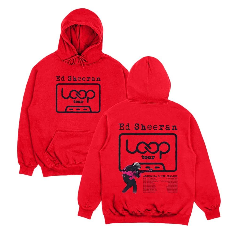 Ed Sheeran LOOP Tour Hoodies Hip Hop Graphic Clothing Streetwear NEW Fashion Unisex Women Men Pullovers High Street Sweatshirts