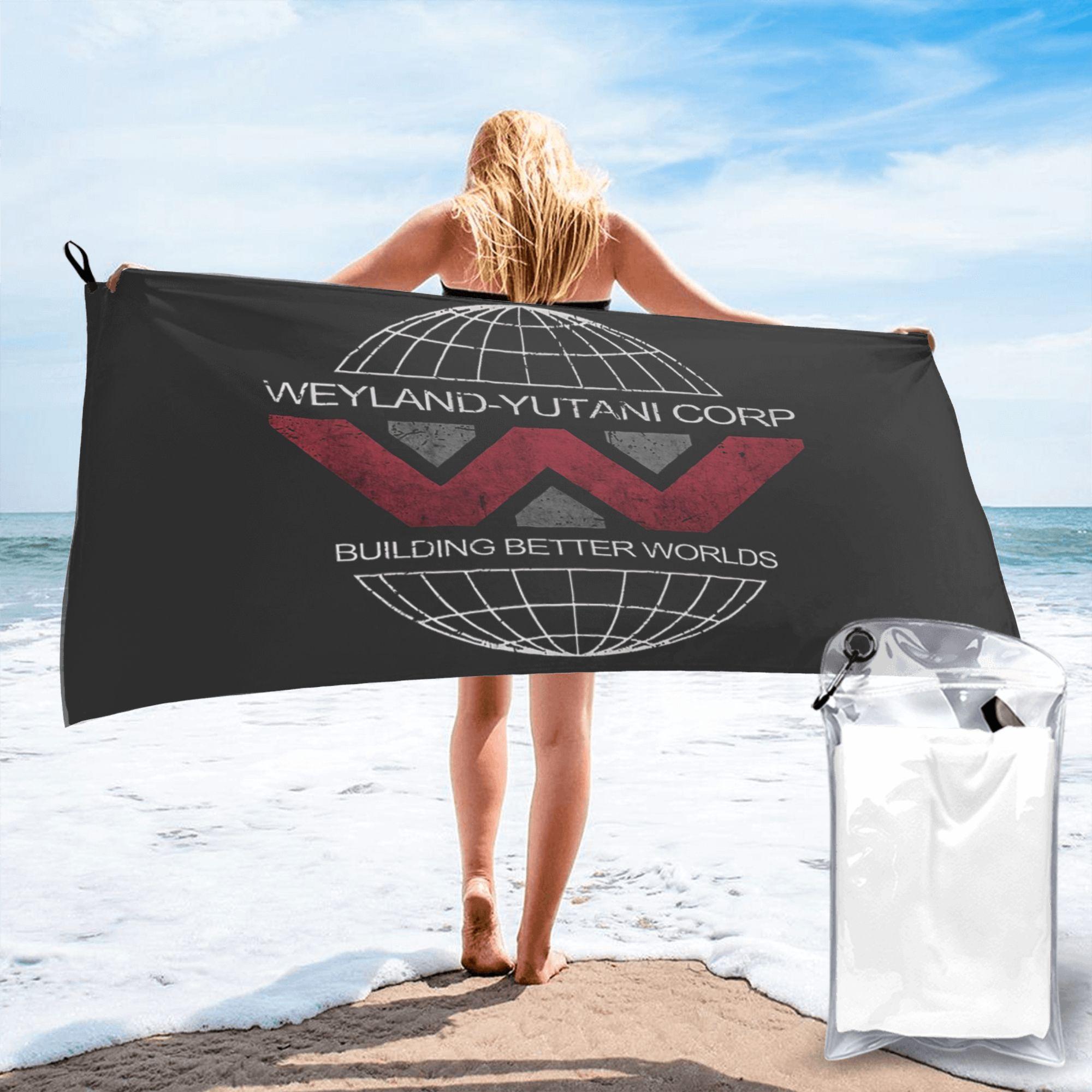 

Alien Romulus Lab Weyland - Yutani Xenomorph Experiments Beach Towel Soft Microfiber Quick Dry Absorbent Quick Towels For Pool W30*H60(CM)