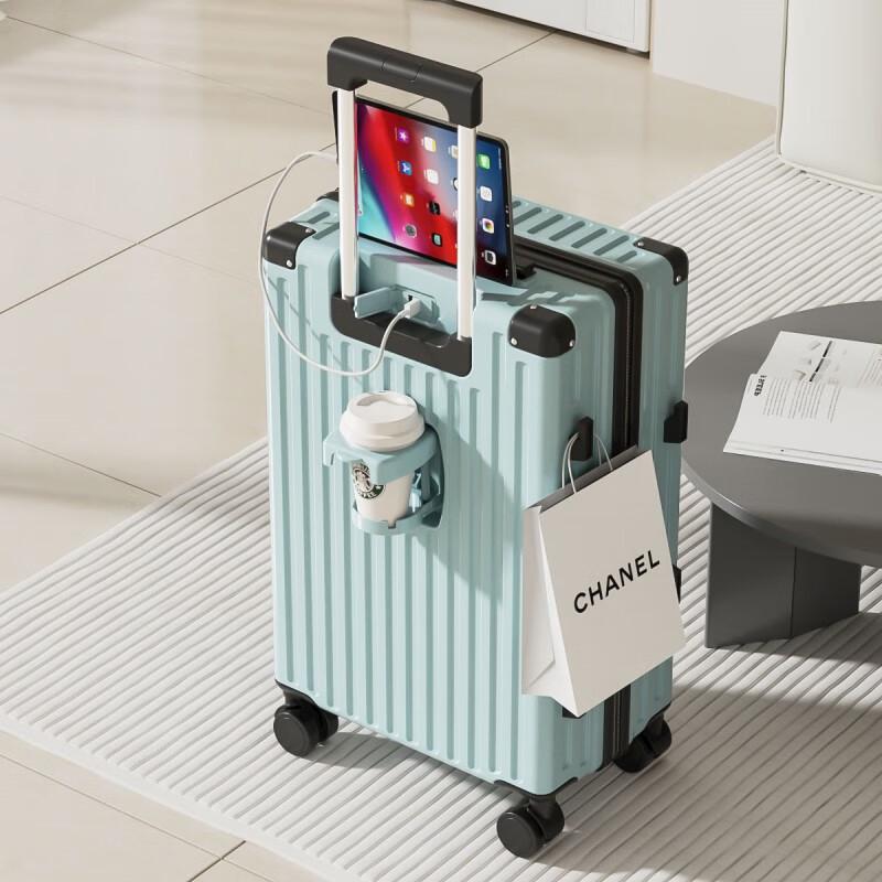 OEING B188 Multi-functional USB Trolley Suitcase 22 inch