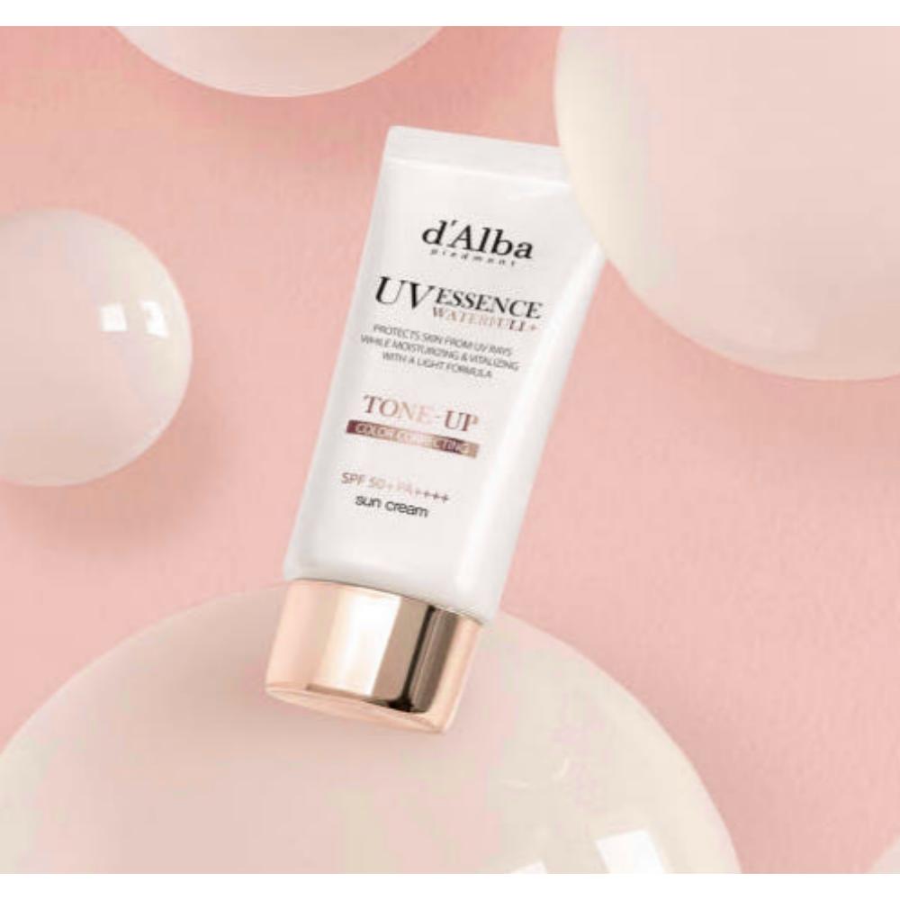 d’Alba Waterfull Tone‑Up Sunscreen SPF50+ PA++++ – 50ml (Set of 2) / KOREA COSMETIC