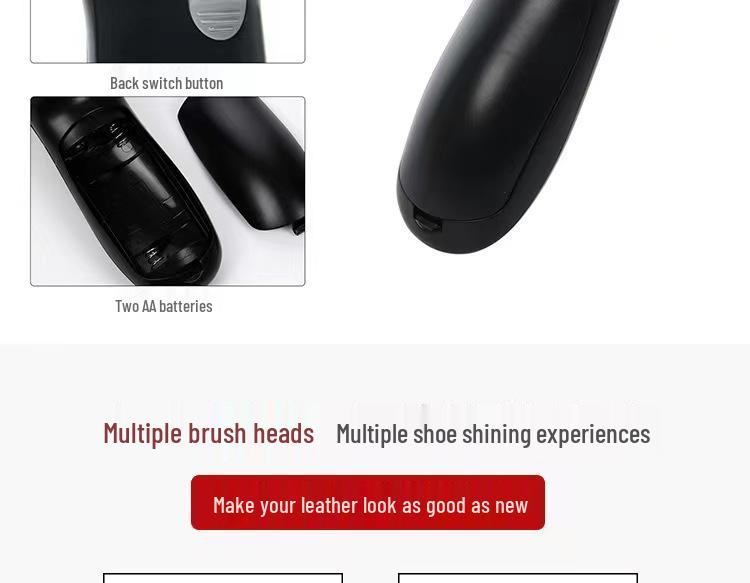 Multifunctional Electric Shoe Polisher and Leather Care Tool