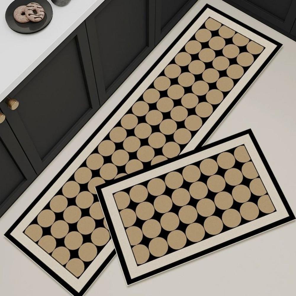 

Коврик для пола кухни, длинный, простой, для ресторана, специальный, впитывающий, коврик для ног, нескользящий, для ванной комнаты, коврик из диатомовой грязи 50*80cm+50*180cm