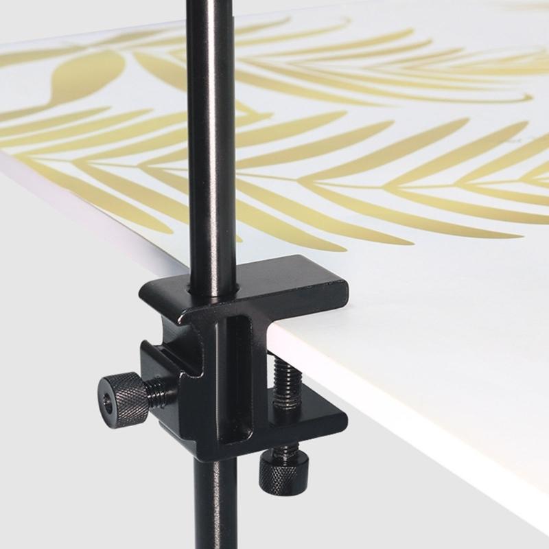 Adjustable Light Stand Featuring Table Clamps Largest Thickness 2.2cm Sturdy for Outdoor Use In Various Setting