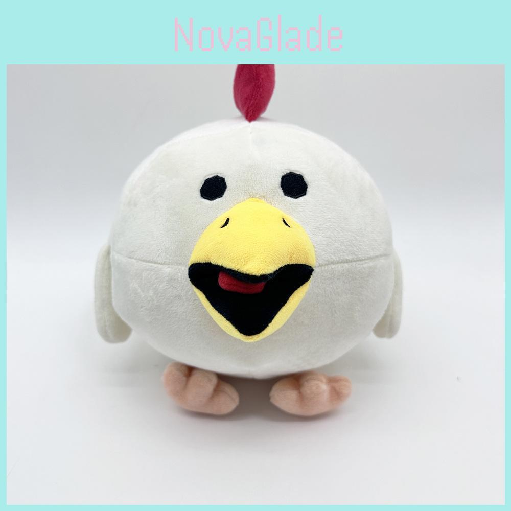 White Small Flying Chicken Stuffed Animal Plush Doll For Playroom Decor