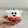 Funny 3D Printed Pumpkin Figurines Cartoon Cute Halloween Ghost Pumpkin Statue Decorative Miniature Sculpture Ornament Props