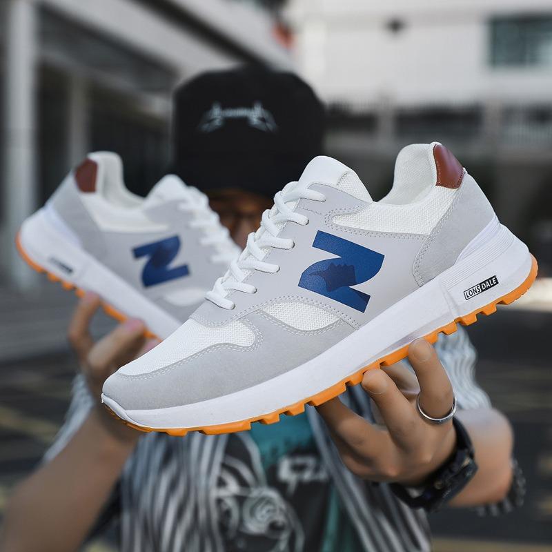 Men's Shoes New Couple Shoes Fashion Breathable Running Shoes Men's and Women's Front Lace-up Casual Trend Shoes