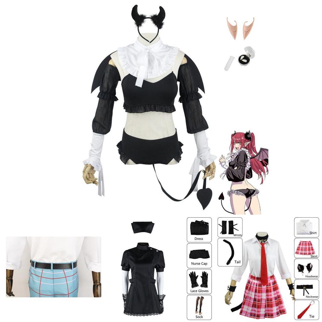My Dress-up Darling Wakana Gojo Cosplay Costume For Anime Fans Pure Lovely Marin Swimsuit Nurse Outfit Catgirl Gift